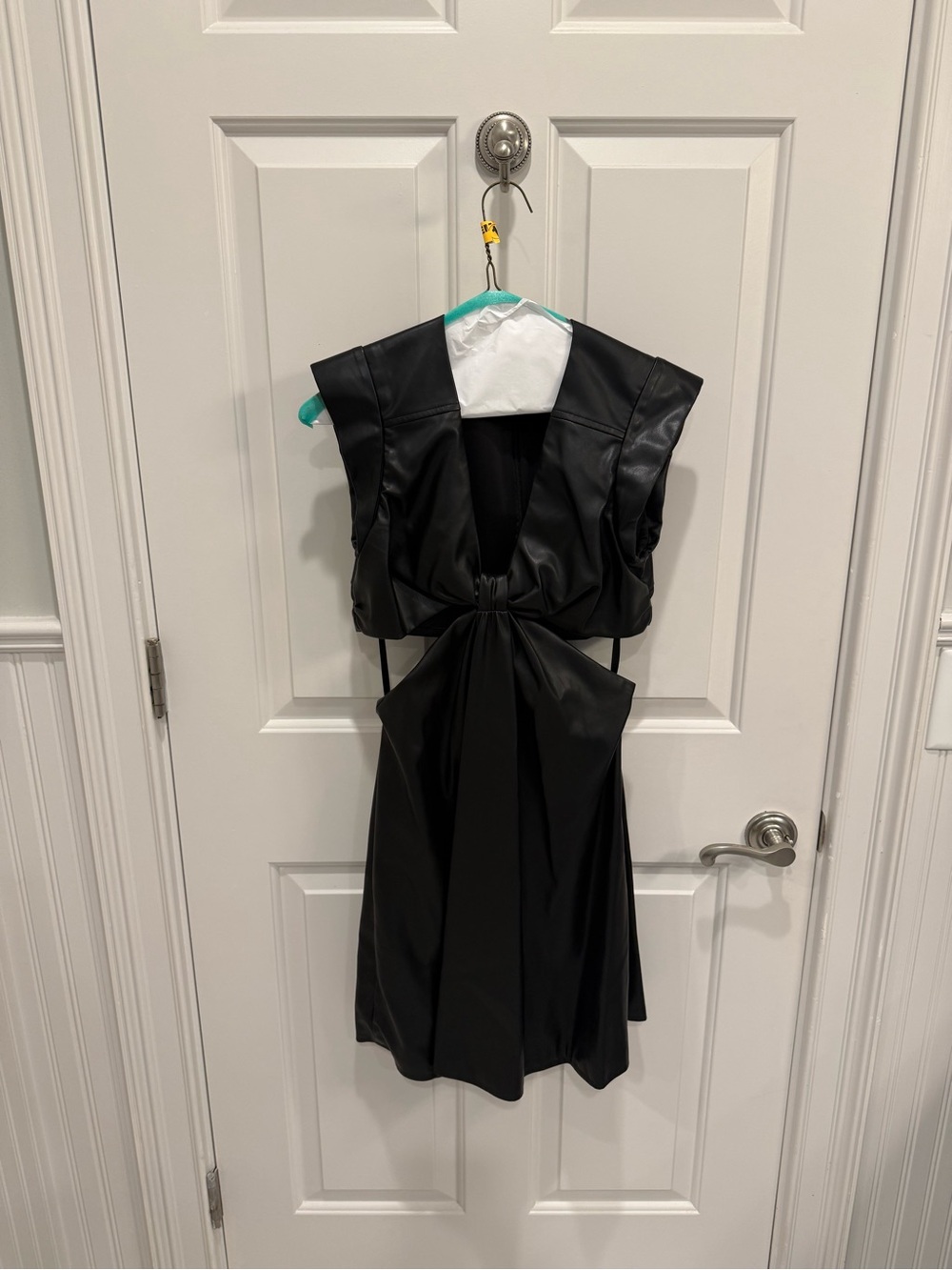 Jason Wu Leather Mini Dress - Picture 2 of 5